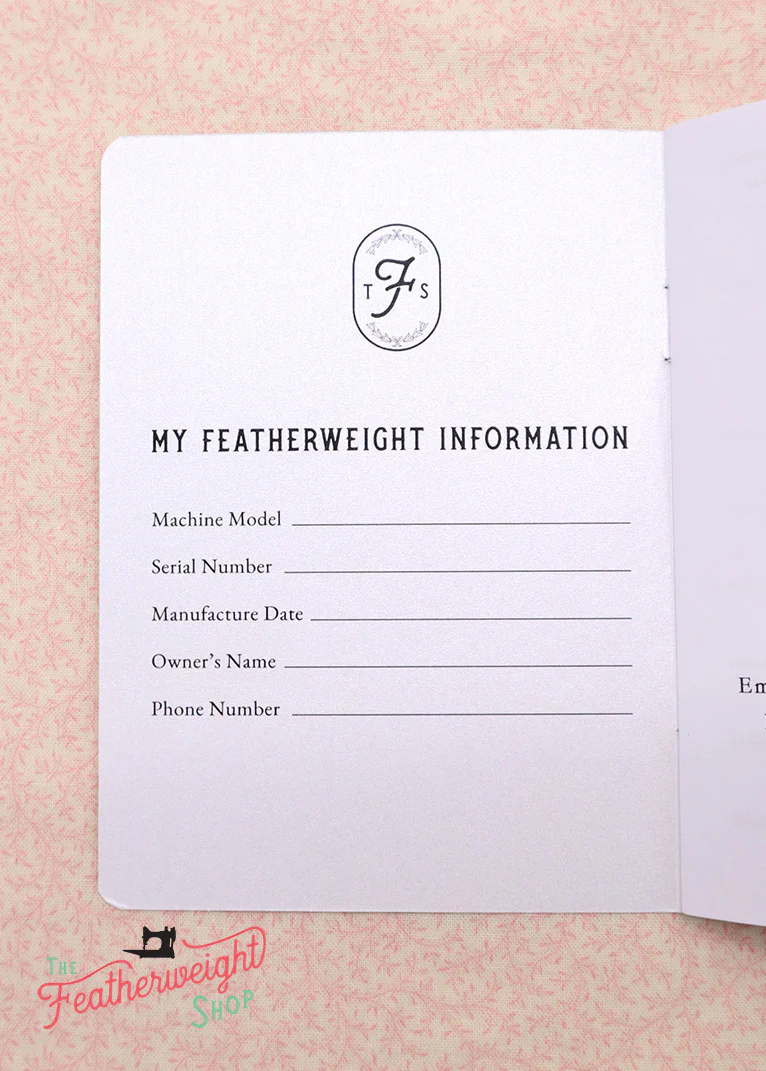 Maintenance LOG BOOK for Singer Featherweight 221 222 Service Records - Image 9
