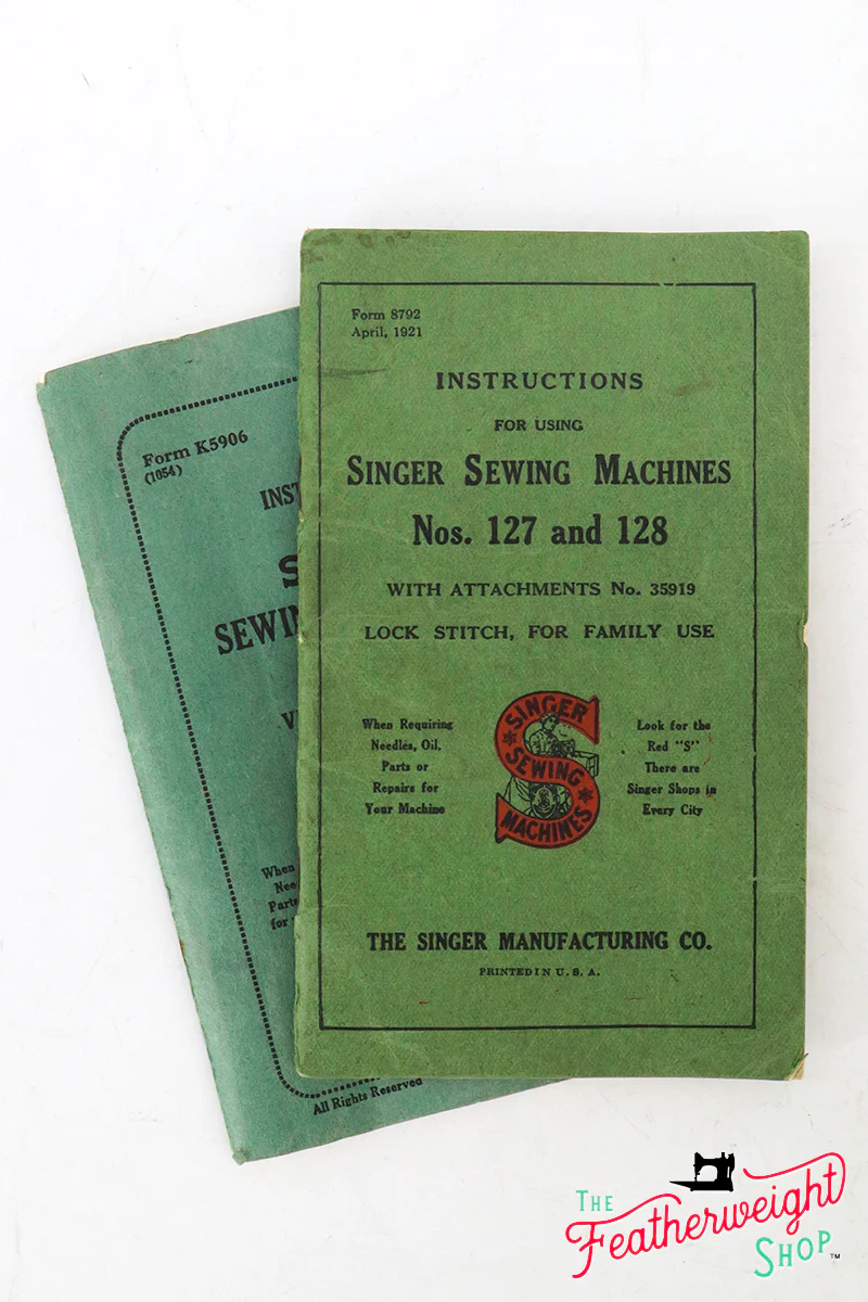 Manual, Singer 127 - 128 (Vintage Original) - Image 2