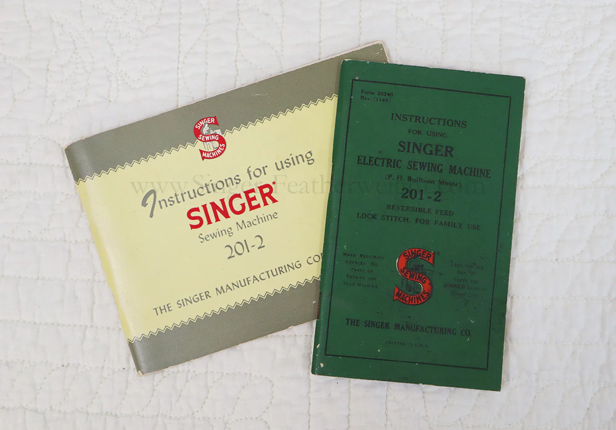 Manual, Singer 201 (Vintage Original)