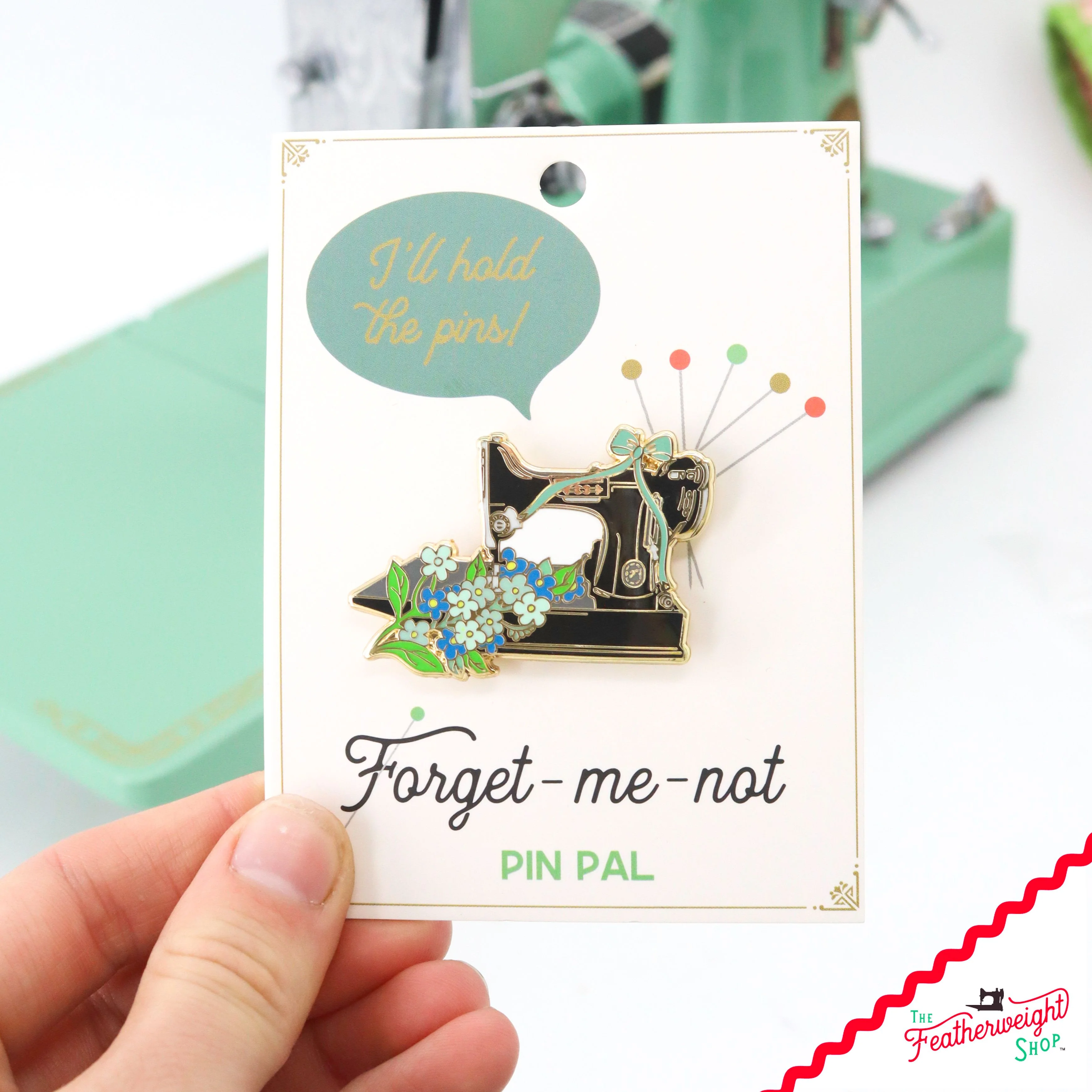 Needle Minder, PIN PAL - Singer Featherweight Forget-Me-Not - Image 4