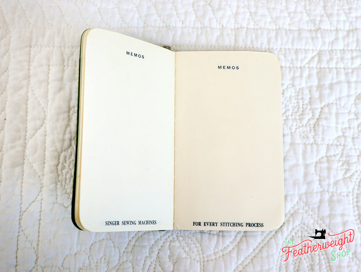 Notepads / Memo Books - Rare Singer (NOS) - (Vintage Original) - Image 3