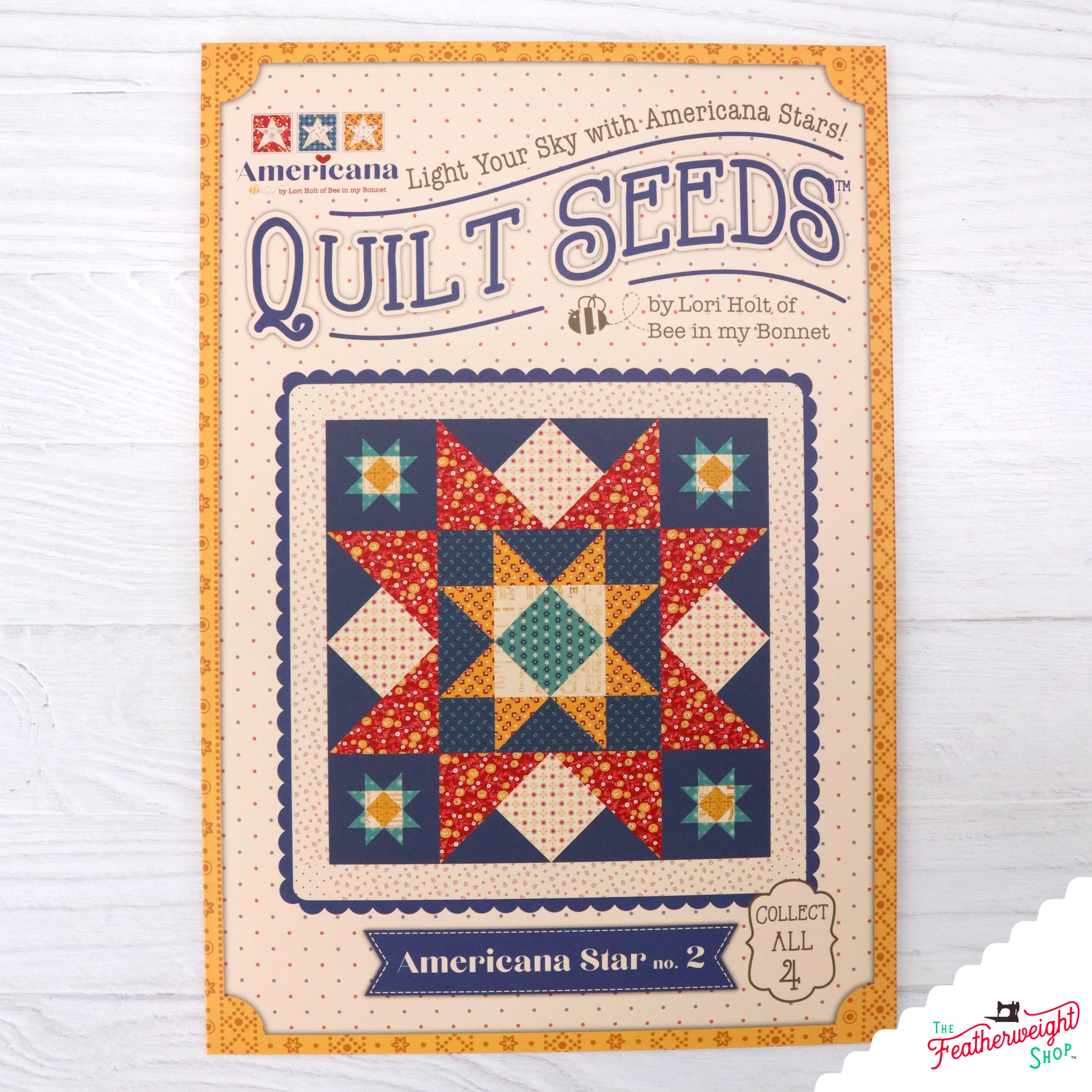 PATTERN, Americana Quilt Seeds ~ Star No. 2 Block by Lori Holt