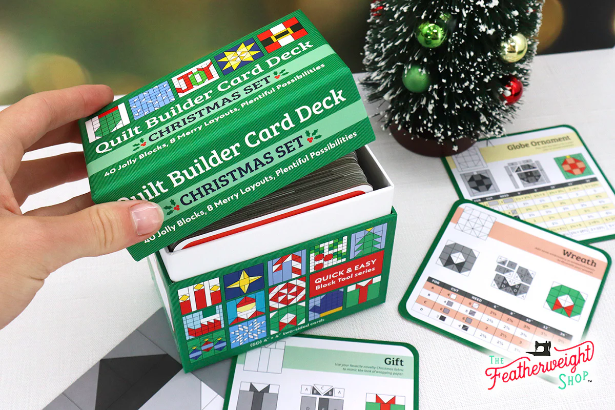 PATTERN BLOCK SET, Quilt Builder Card Deck Christmas - Image 2