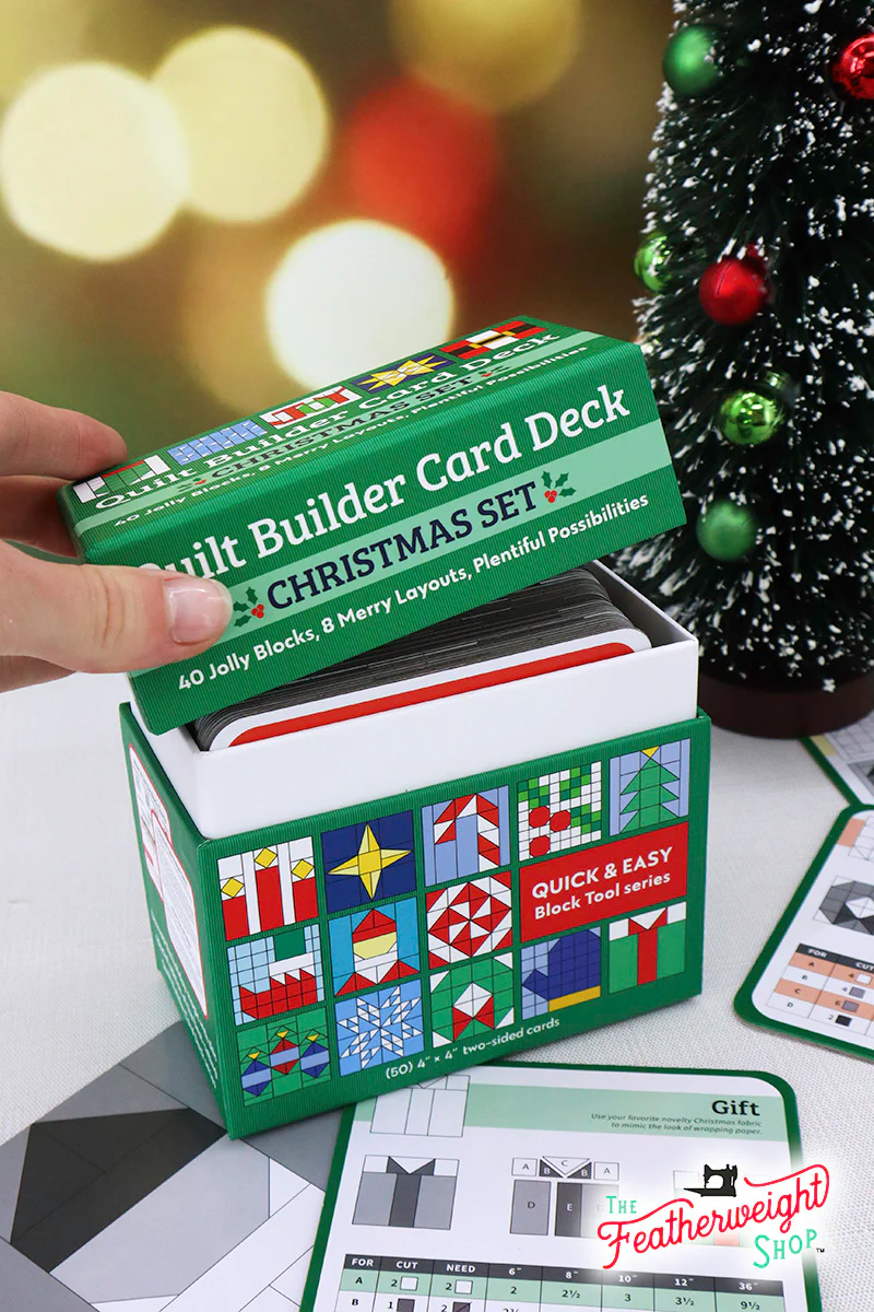 PATTERN BLOCK SET, Quilt Builder Card Deck Christmas - Image 4