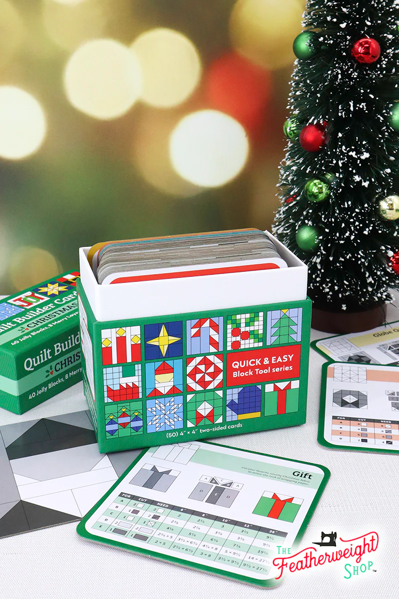 PATTERN BLOCK SET, Quilt Builder Card Deck Christmas - Image 5