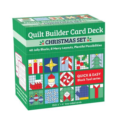 PATTERN BLOCK SET, Quilt Builder Card Deck Christmas - Image 7