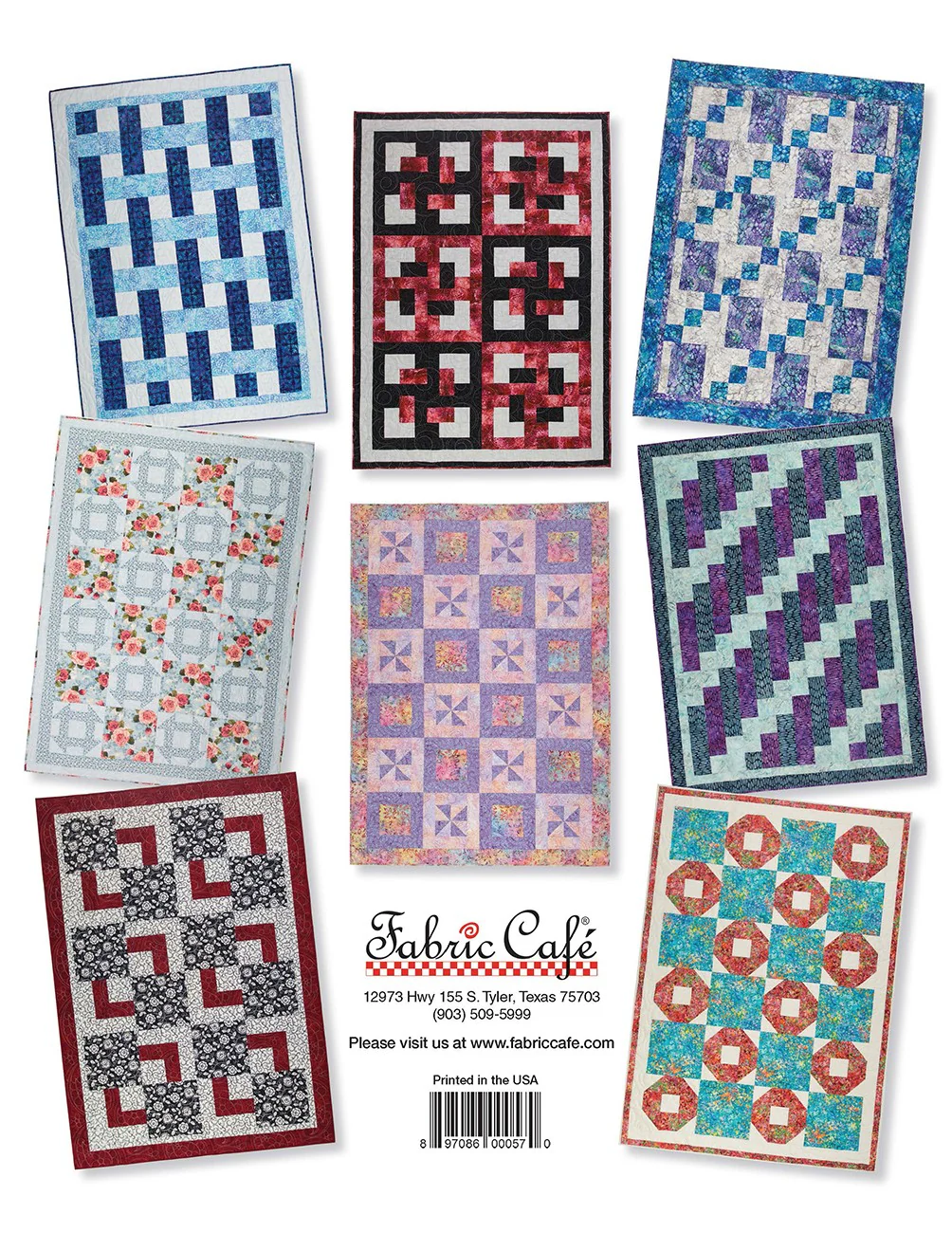 PATTERN BOOK, 3 Yard Quilts - QUICK AS A WINK - Image 2