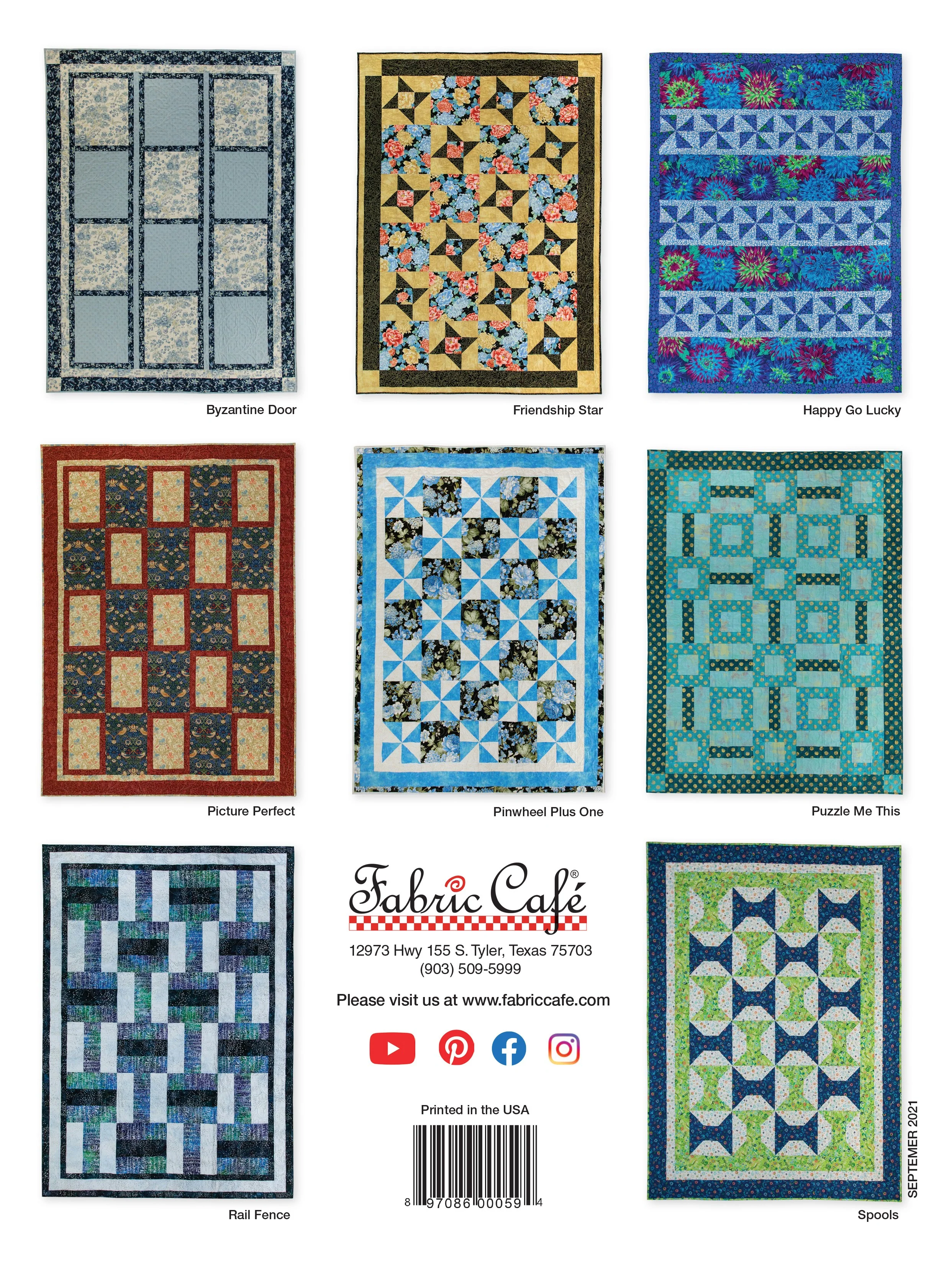 PATTERN BOOK, 3 Yard Quilts - QUICK & EASY - Image 2