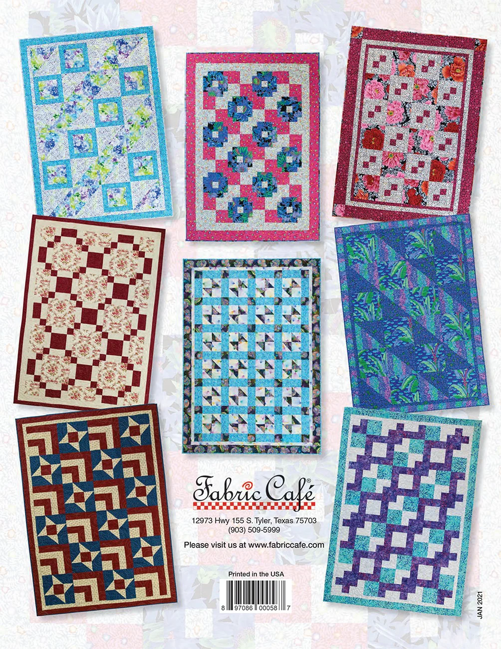 PATTERN BOOK, 3 Yard Quilts - QUILTS IN A JIFFY - Image 2