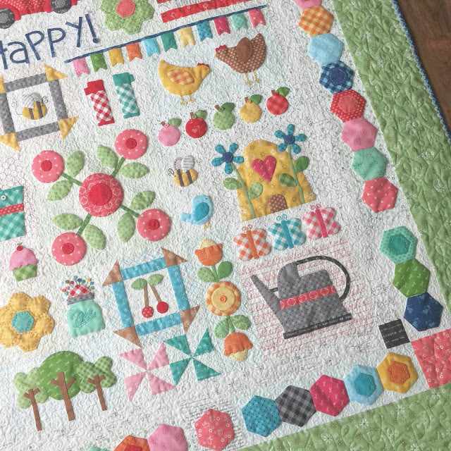 PATTERN BOOK, Bee Happy Quilt by Lori Holt - Image 10