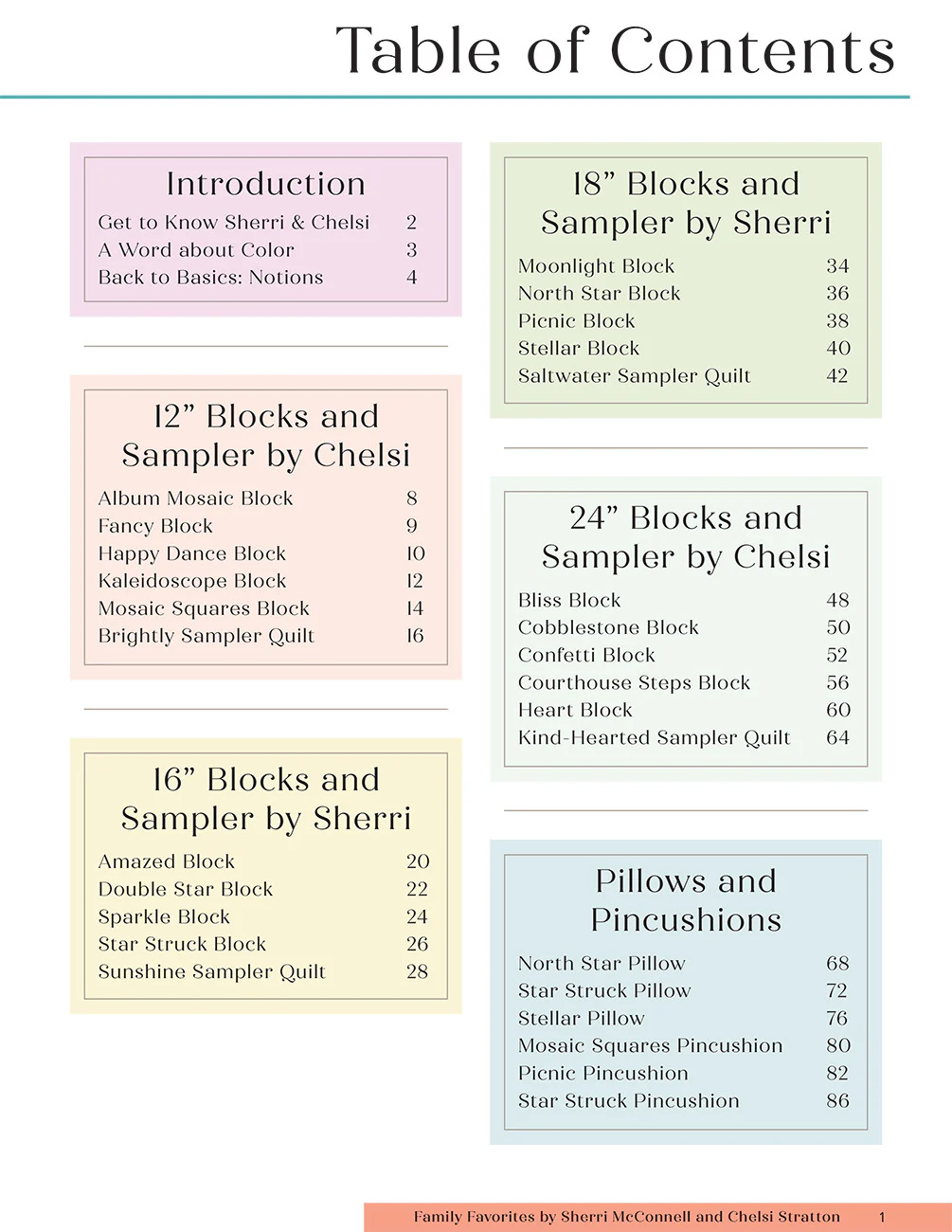 PATTERN BOOK, Family Favorites Quilts by Sherri McConnell & Chelsi Stratton - Image 8
