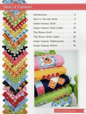 PATTERN BOOK, Great-Granny Squared Quilt by Lori Holt (ISE-337) - Image 5