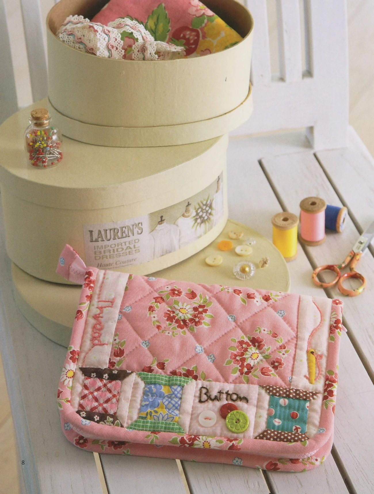 PATTERN BOOK, Happy Flower Quilts by Atsuko Matsuyama - Image 3