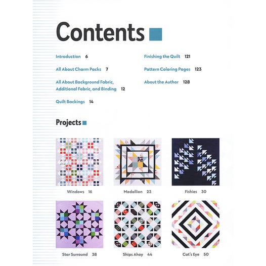 PATTERN BOOK, Just One Charm Pack Quilts by Cheryl Brickey - Image 3