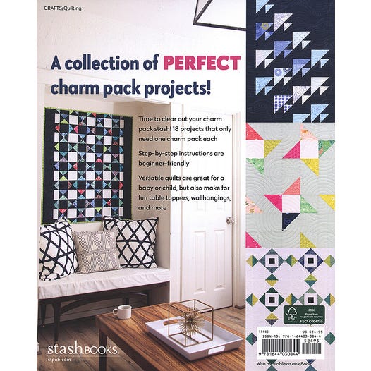 PATTERN BOOK, Just One Charm Pack Quilts by Cheryl Brickey - Image 7
