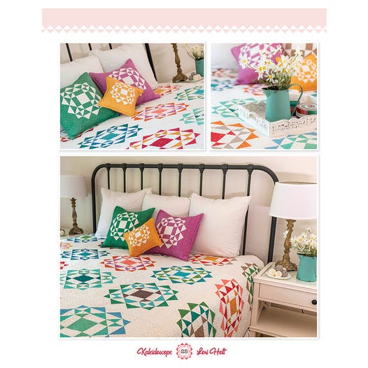 PATTERN BOOK, Kaleidoscope Quilt + Cross Stitch by Lori Holt - Image 2