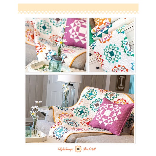 PATTERN BOOK, Kaleidoscope Quilt + Cross Stitch by Lori Holt - Image 4