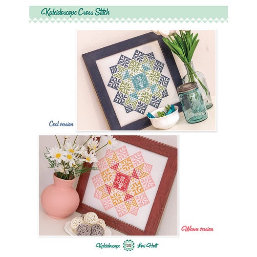PATTERN BOOK, Kaleidoscope Quilt + Cross Stitch by Lori Holt - Image 8