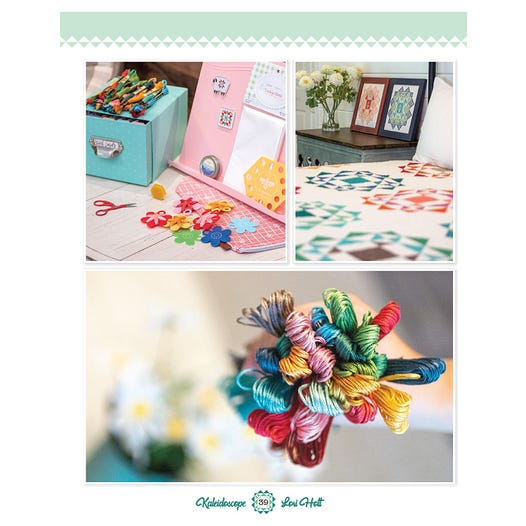 PATTERN BOOK, Kaleidoscope Quilt + Cross Stitch by Lori Holt - Image 9