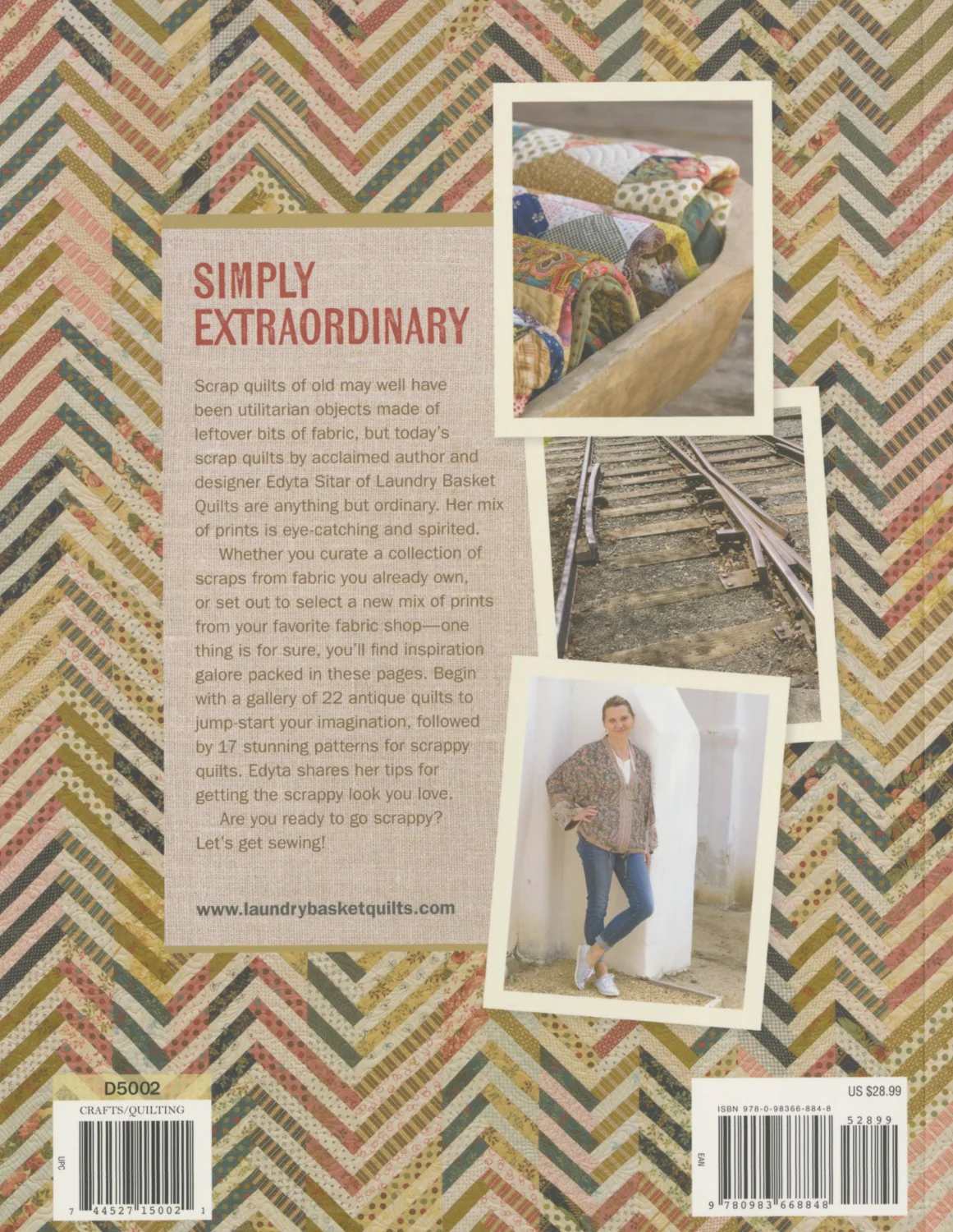 PATTERN BOOK , Patches of Scraps by Edyta Sitar of Laundry Basket Quilts - Image 3