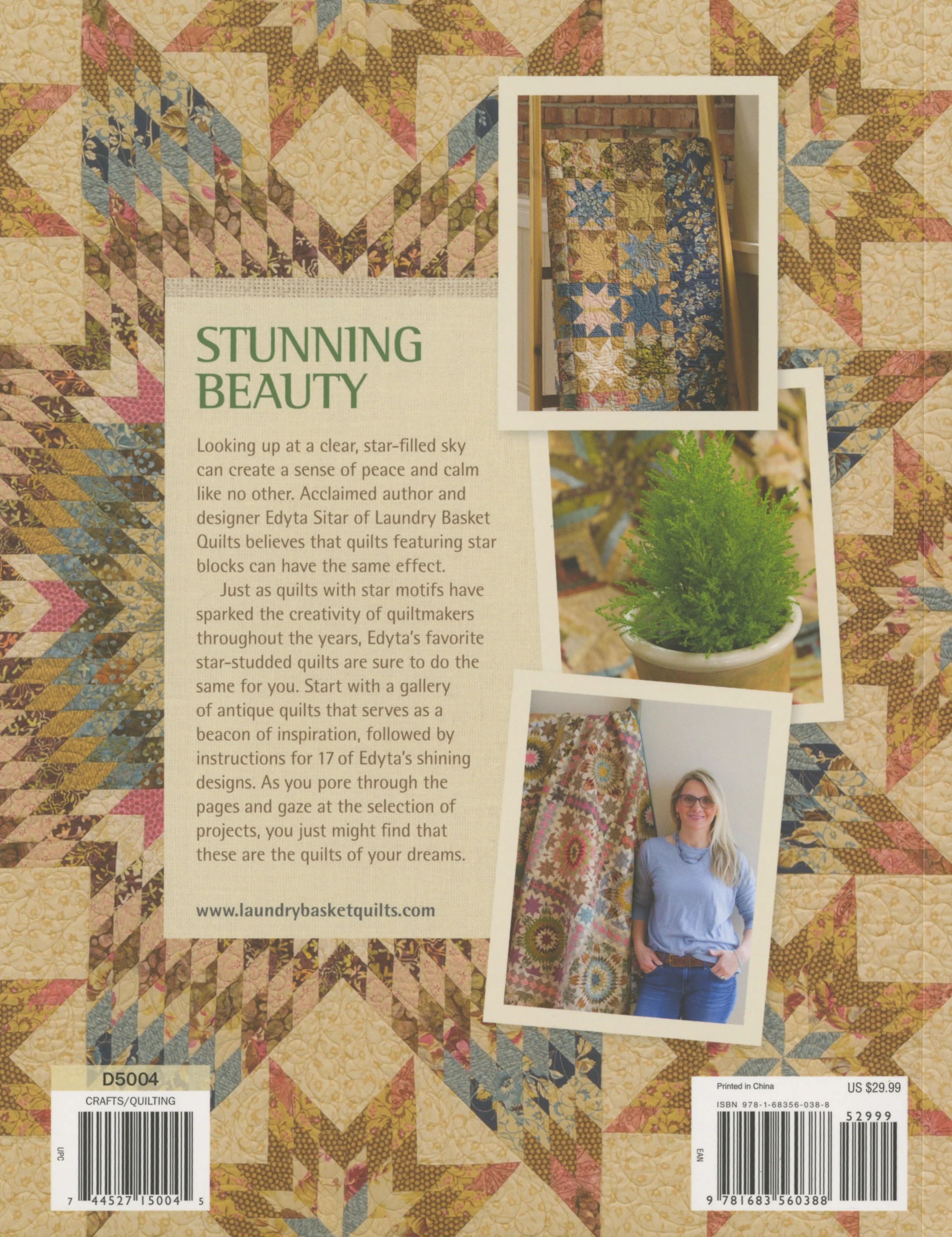 PATTERN BOOK - Patches of Stars by Edyta Sitar for Laundry Basket Quilts - Image 2