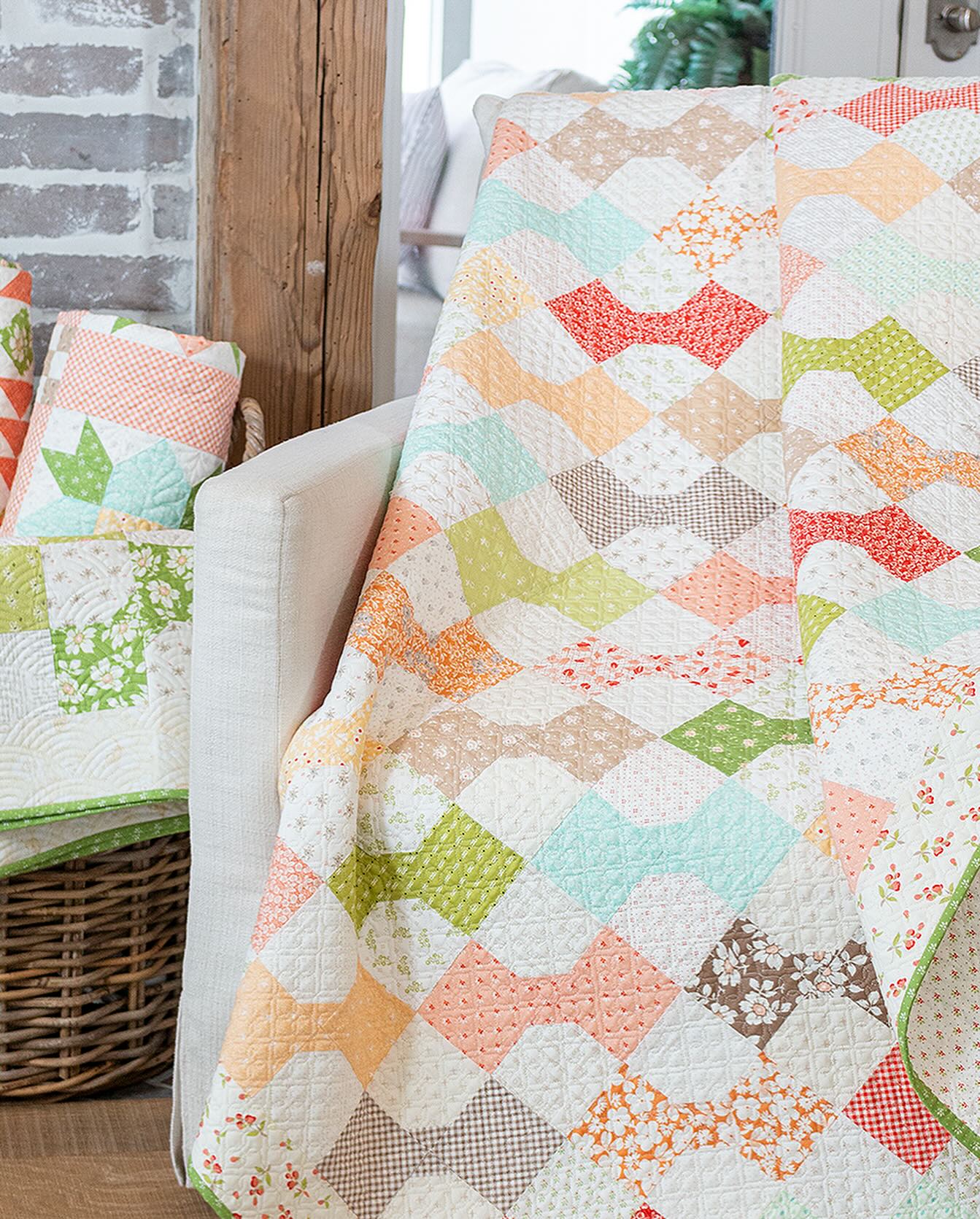 PATTERN BOOK, Strawberry Garden Sampler Quilt by Joanna Figueroa of Fig Tree & Co. - Image 12