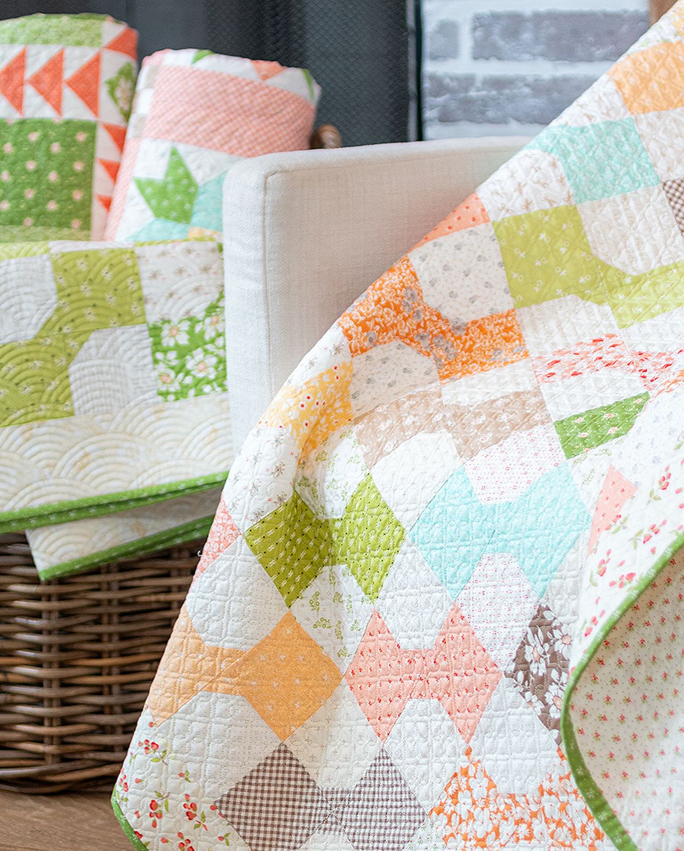 PATTERN BOOK, Strawberry Garden Sampler Quilt by Joanna Figueroa of Fig Tree & Co. - Image 13
