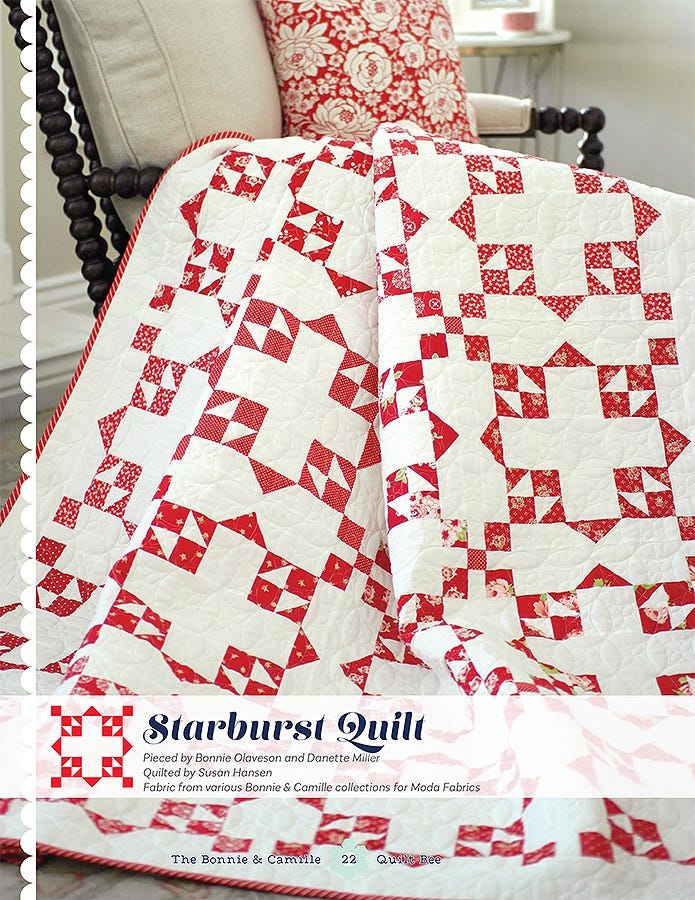 PATTERN BOOK, The Bonnie & Camille Quilt Bee & Cross Stitch - Image 6