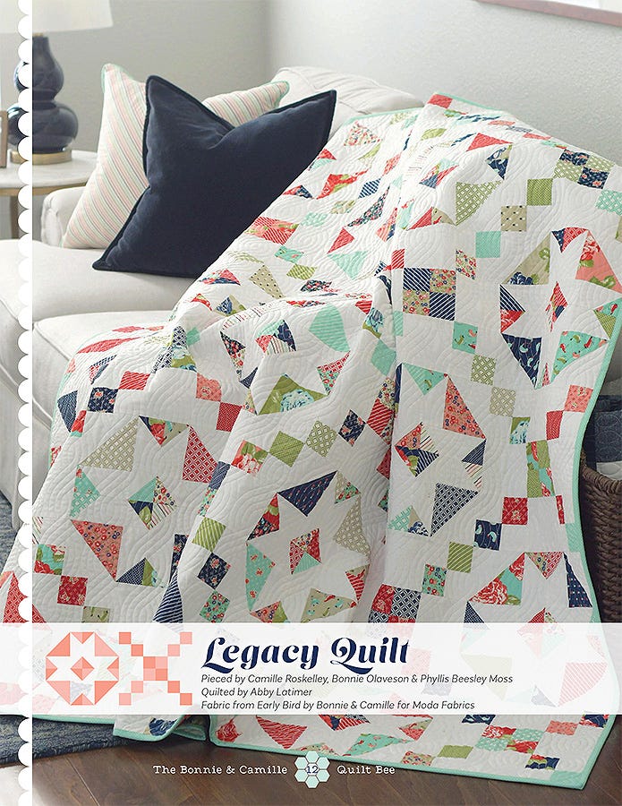 PATTERN BOOK, The Bonnie & Camille Quilt Bee & Cross Stitch - Image 9