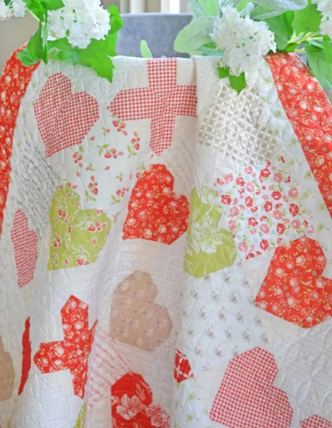 PATTERN, Charm Pack Hearts by Fig Tree & Co. - Image 5