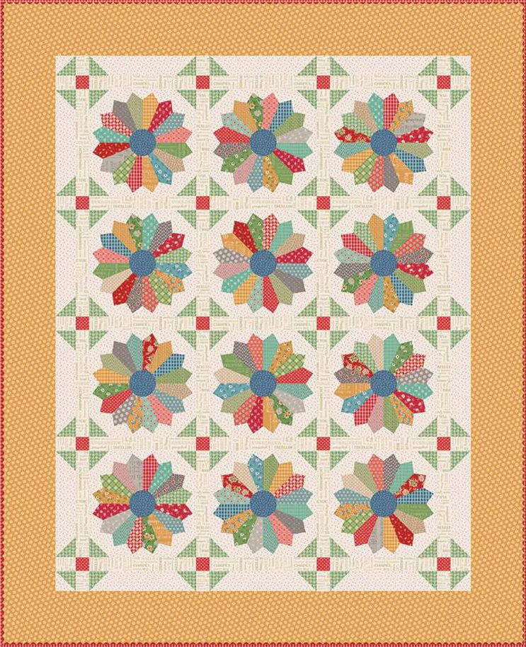 PATTERN, Christmas Pie Dresden Quilt Pattern by Lori Holt - Image 2