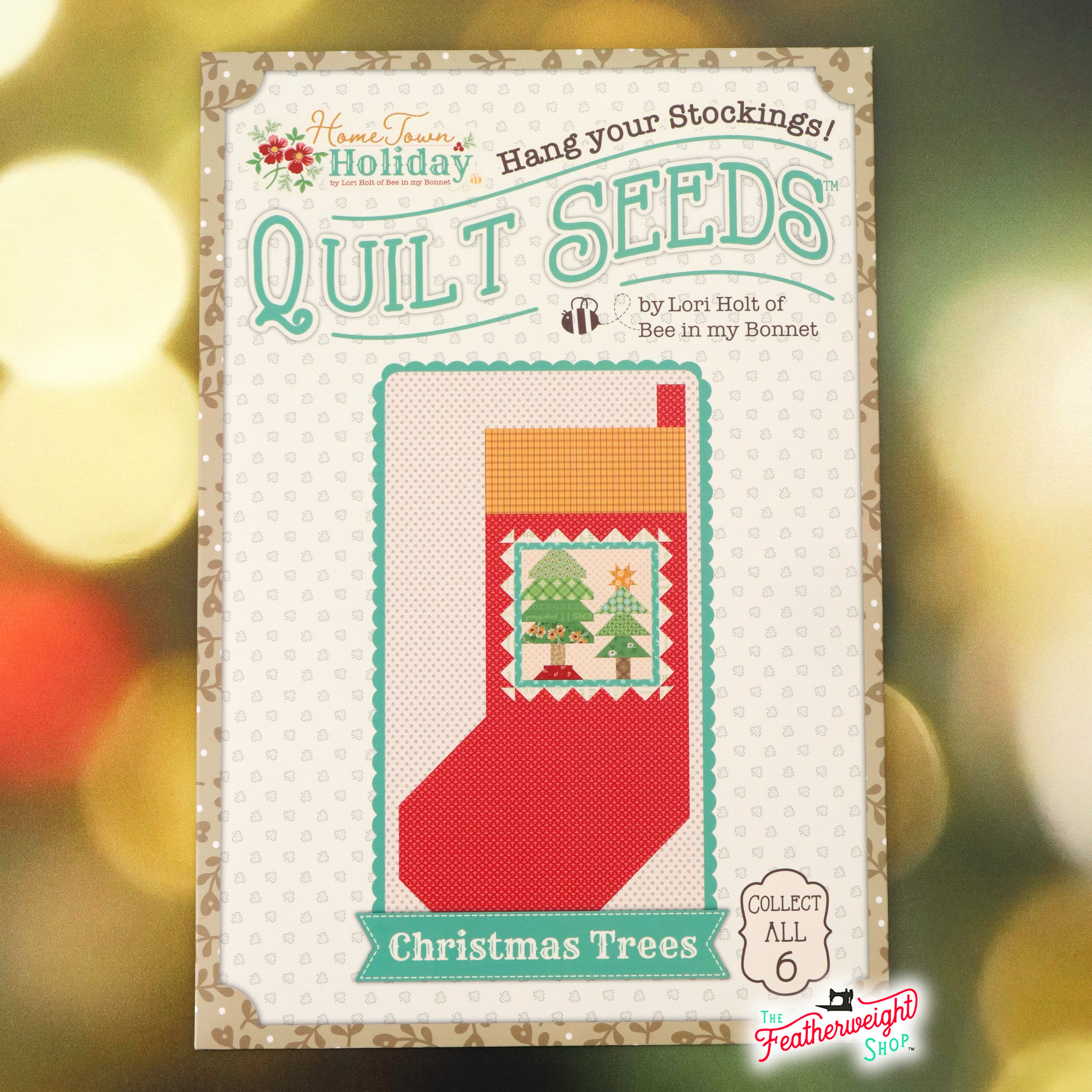 PATTERN, Christmas Trees Stocking Quilt Seeds ~ No. 1 Block by Lori Holt