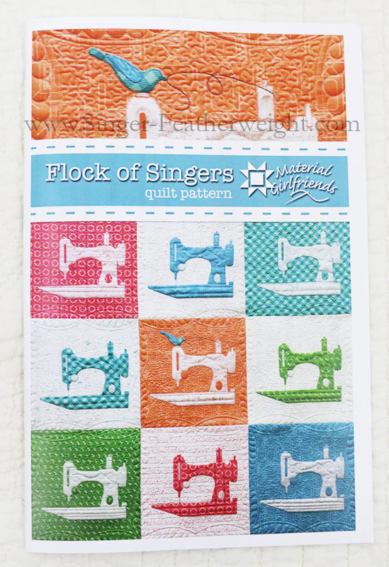 PATTERN, FLOCK OF SINGERS Wall-Hanging Quilt