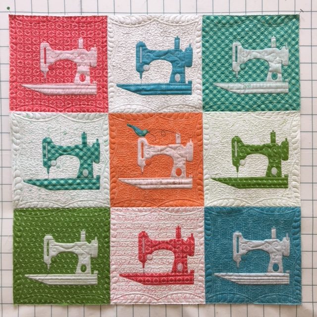 PATTERN, FLOCK OF SINGERS Wall-Hanging Quilt - Image 4