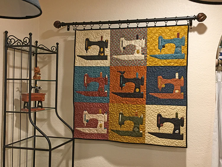 PATTERN, FLOCK OF SINGERS Wall-Hanging Quilt - Image 5