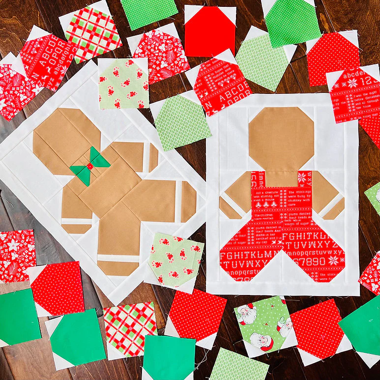 PATTERN, Ginger & Jolly Gingerbread Quilt By My Sew Quilty Life - Image 7