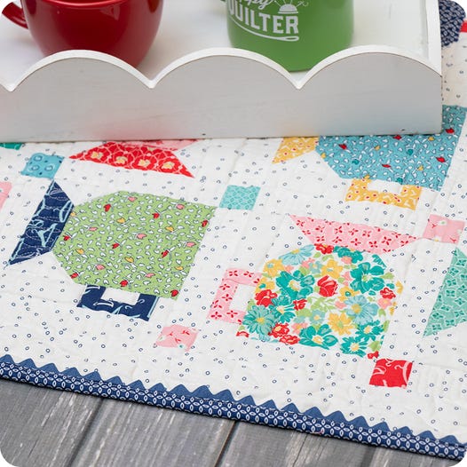 PATTERN, GOOD MORNING MUG Table Runner Quilt Pattern by Lori Holt of Bee in my Bonnet - Image 5