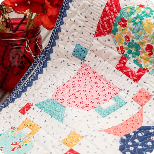 PATTERN, GOOD MORNING MUG Table Runner Quilt Pattern by Lori Holt of Bee in my Bonnet - Image 6