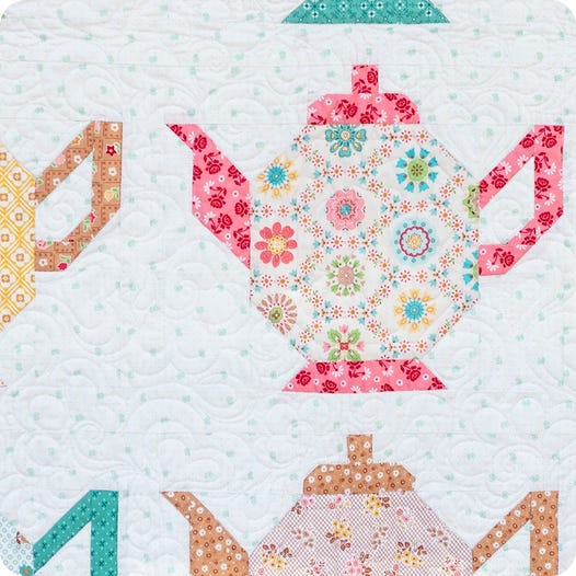 PATTERN, GRANNY'S TEAPOT Quilt Pattern by Lori Holt of Bee in my Bonnet - Image 6