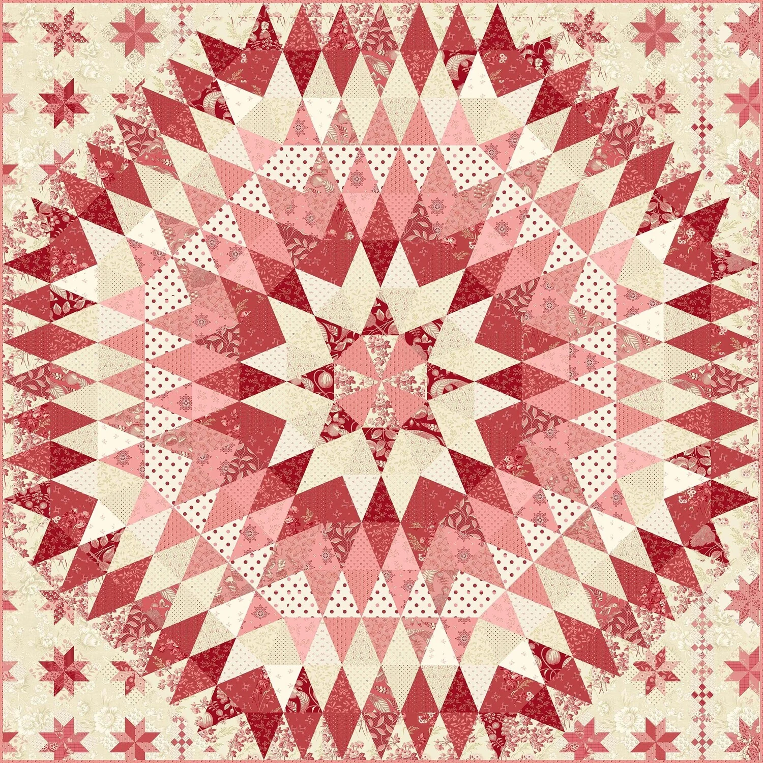 PATTERN, HOLIDAY STAR by Edyta Sitar from Laundry Basket Quilts