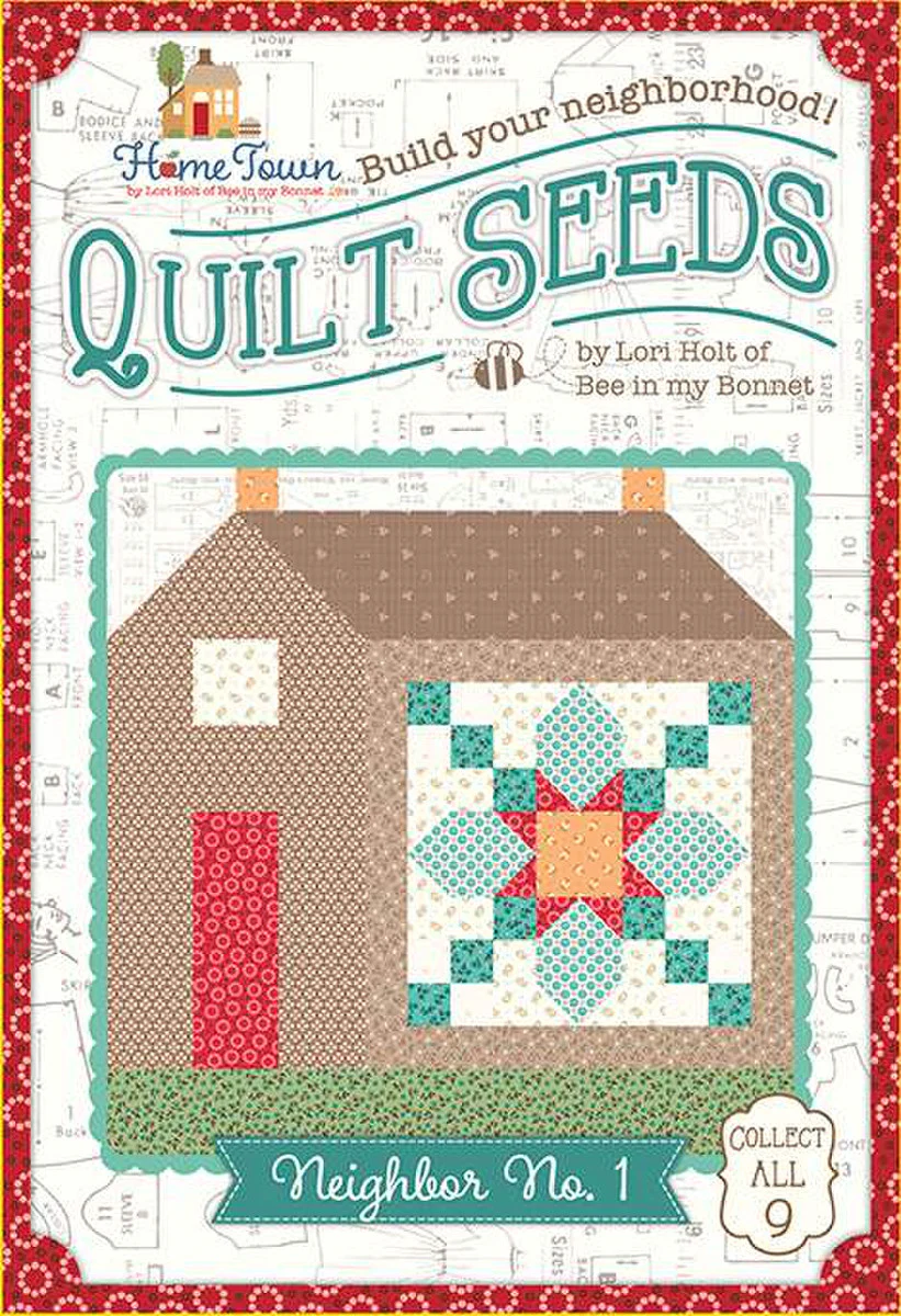 PATTERN, Home Town Neighbor #1 (Calico Quilt Seeds) Block Pattern by Lori Holt - Image 3