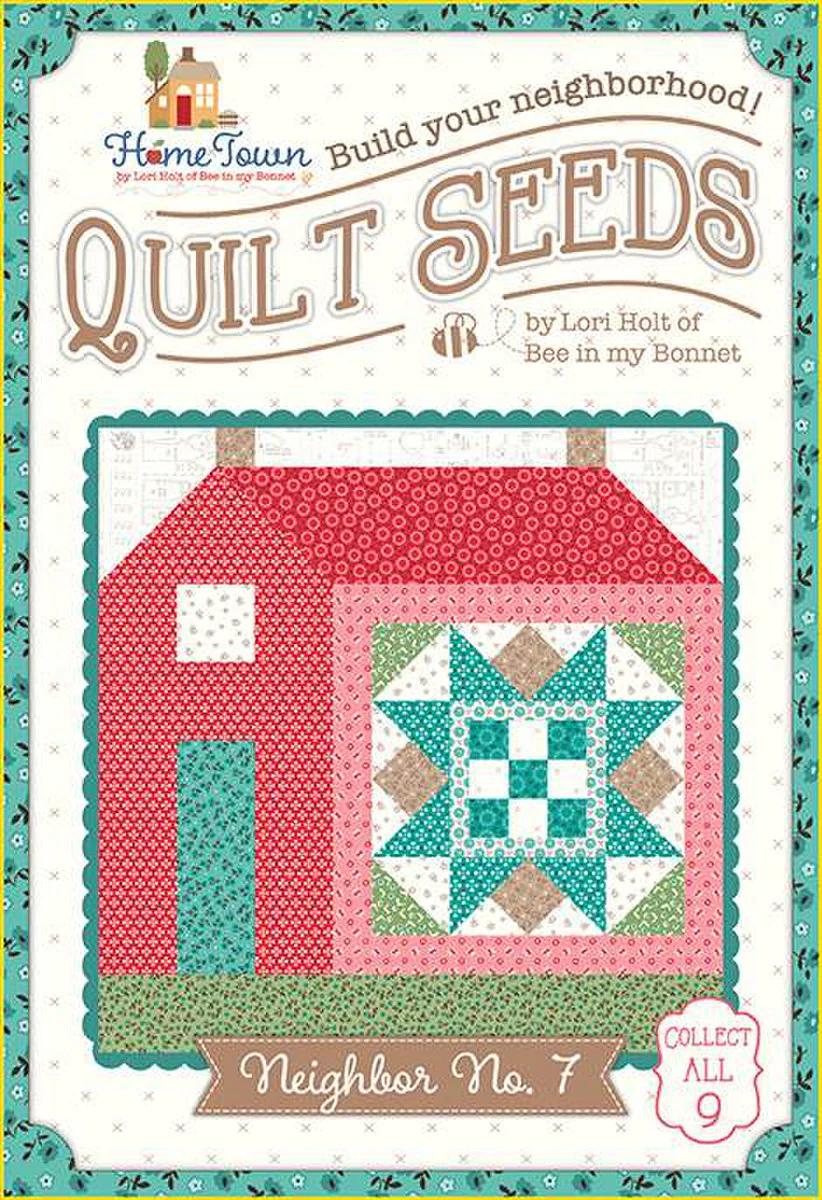 PATTERN, Home Town Neighbor #7 (Calico Quilt Seeds) Block Pattern by Lori Holt - Image 3