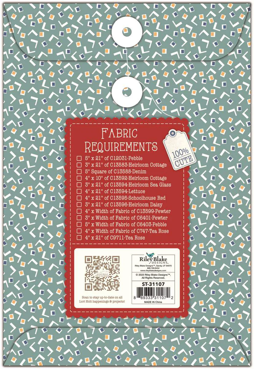 PATTERN, Home Town Neighbor #8 (Calico Quilt Seeds) Block Pattern by Lori Holt - Image 2