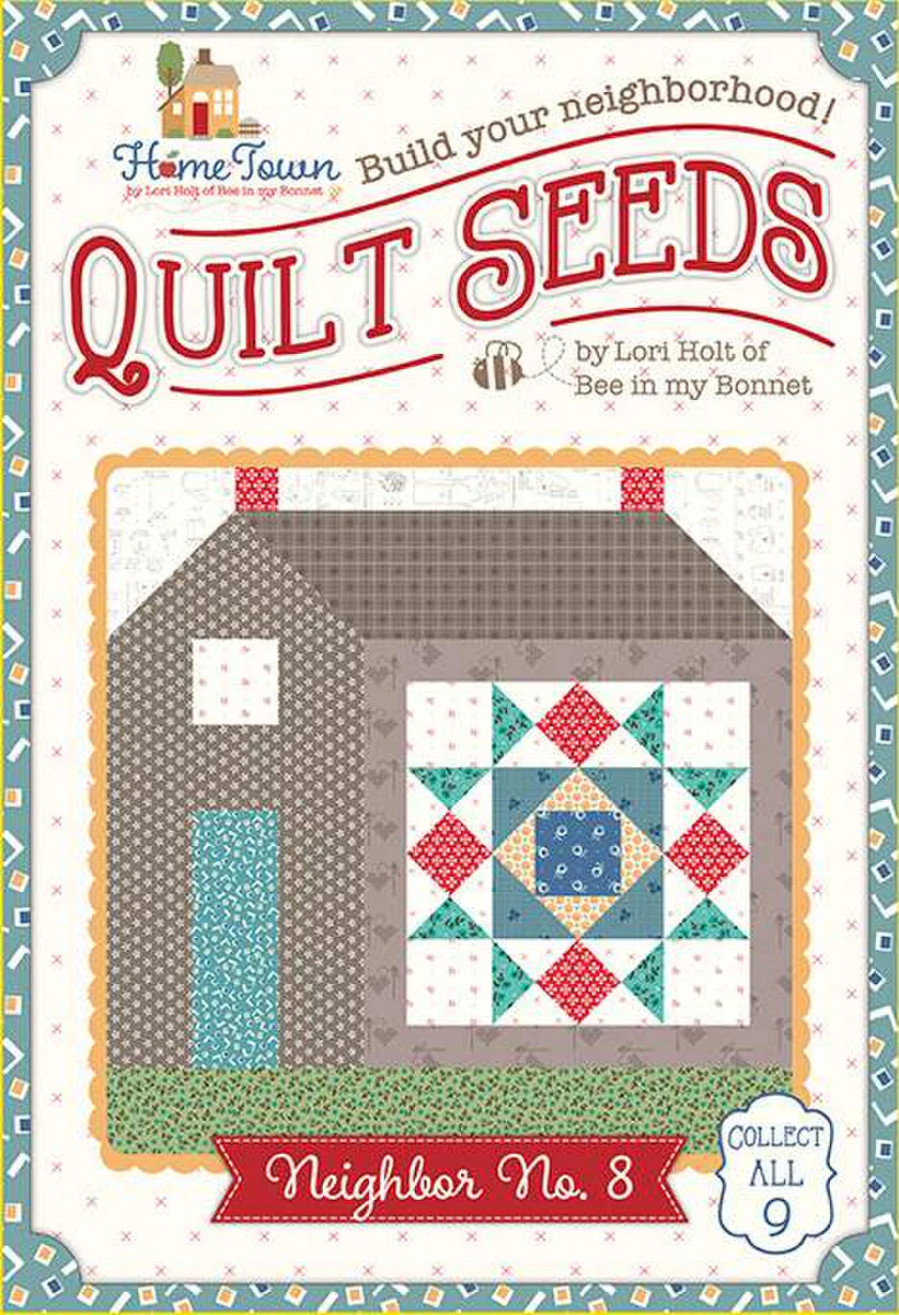 PATTERN, Home Town Neighbor #8 (Calico Quilt Seeds) Block Pattern by Lori Holt - Image 3