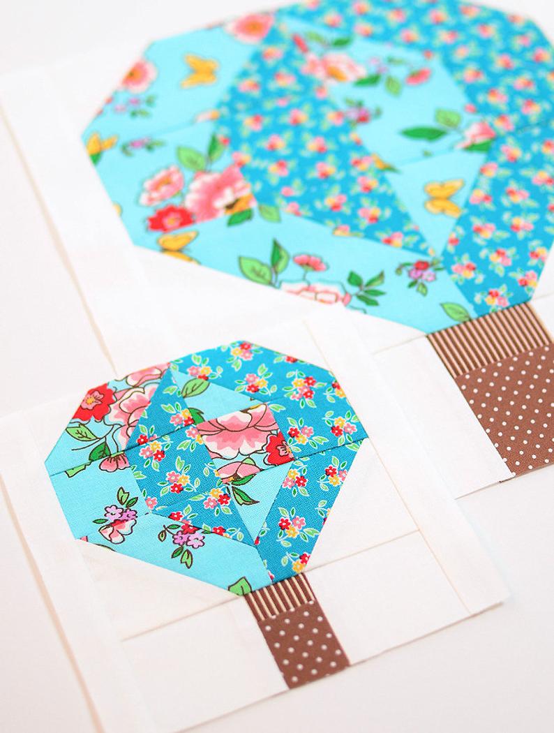 Pattern, Hot Air Balloon Quilt Block by Ellis & Higgs (digital download) - Image 4