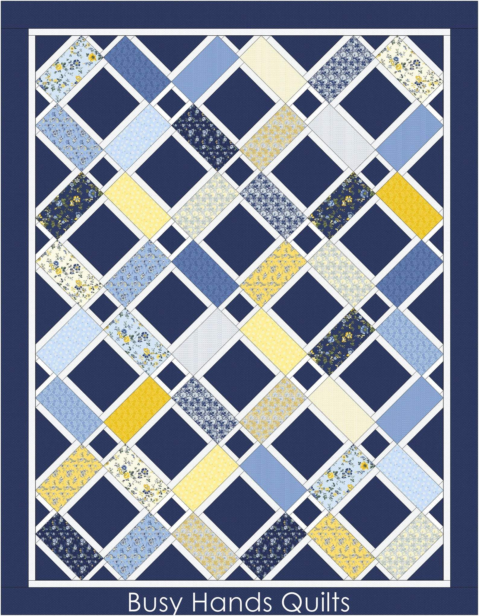PATTERN - LOOKING GLASS by Myrna Barnes Busy Hands Quilts - Image 4