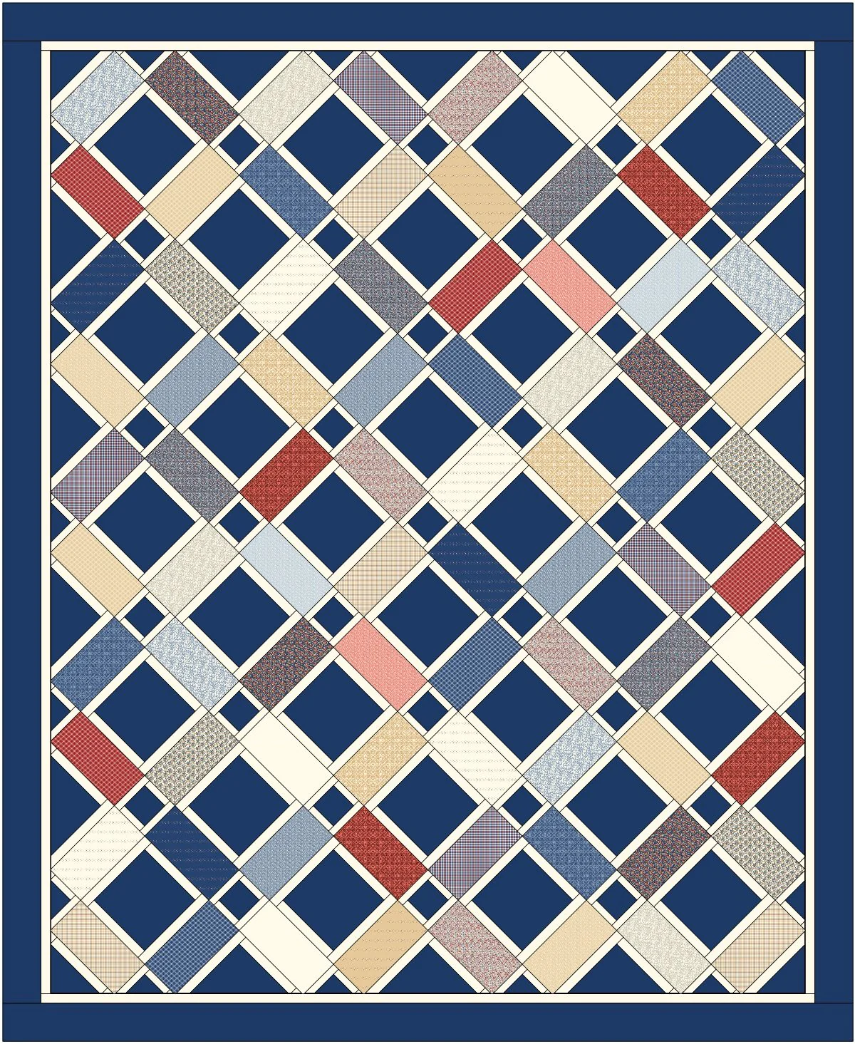 PATTERN - LOOKING GLASS by Myrna Barnes Busy Hands Quilts - Image 5