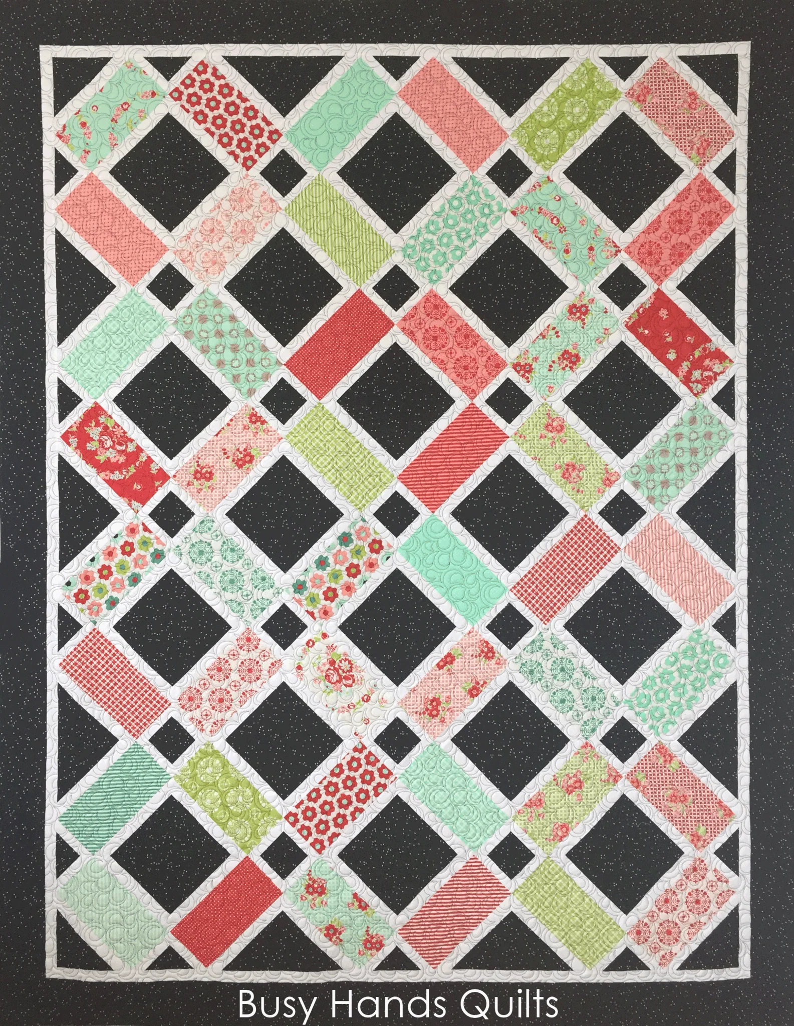 PATTERN - LOOKING GLASS by Myrna Barnes Busy Hands Quilts - Image 7