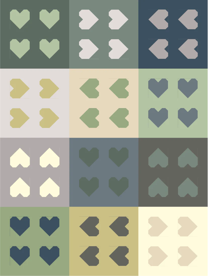 PATTERN, Love All Around Quilt by Taren Studios - Image 11