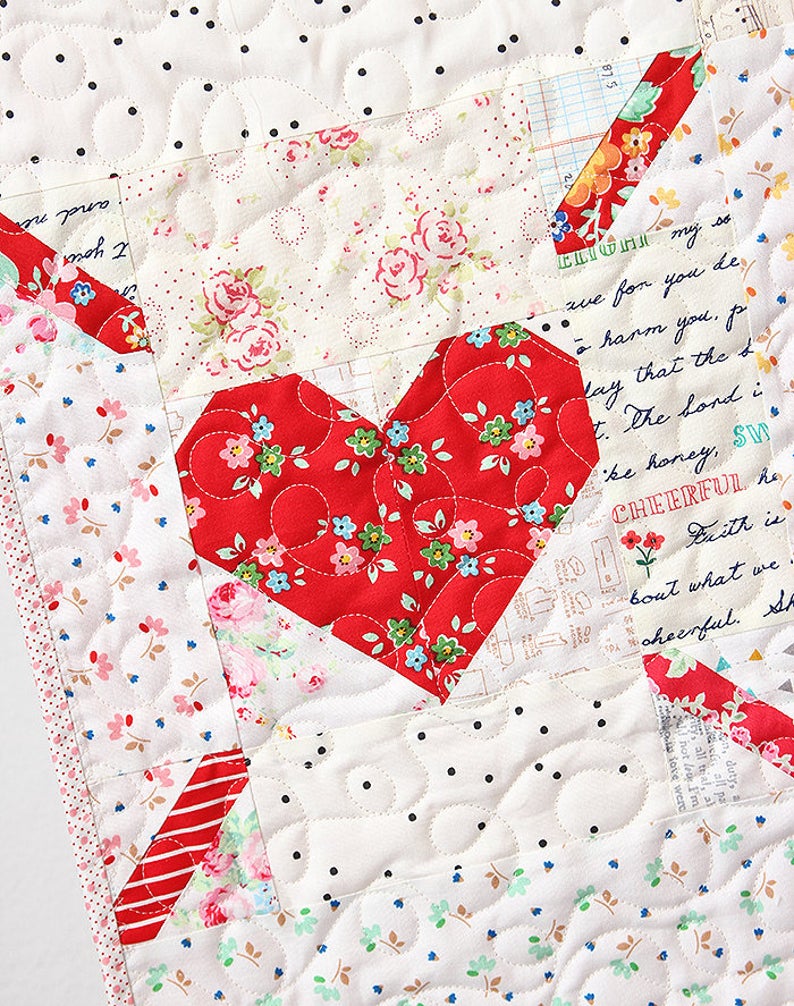 Pattern, Love is All Around Quilt by Ellis & Higgs (digital download) - Image 3